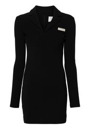 Coperni logo-plaque mini dress - Schwarz
