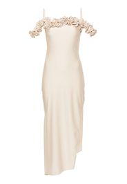 Coperni Maxikleid mit Rüschen - Nude