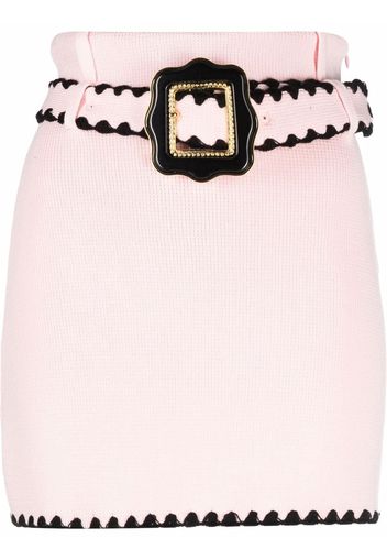 CORMIO belted mini skirt - Rosa