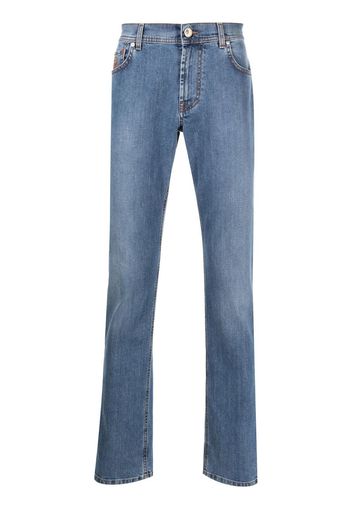 Corneliani Klassische Slim-Fit-Jeans - Blau