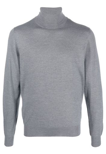 CORNELIANI roll-neck long-sleeve jumper - Grau