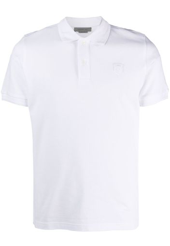 Corneliani Short sleeve jersey polo shirt - Weiß