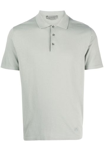 Corneliani short-sleeve cotton polo shirt - Grau