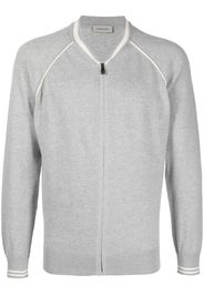 Corneliani zipped-up knit cardigan - Grau