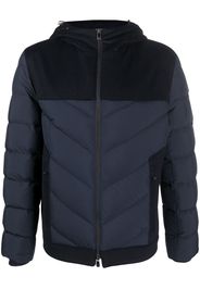 Corneliani hooded padded-design jacket - Blau