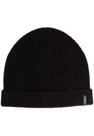 Corneliani ribbed virgin-wool hat - Schwarz