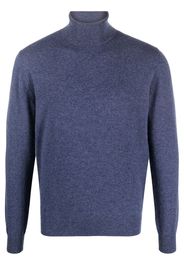 CORNELIANI roll-neck cashmere jumper - Blau