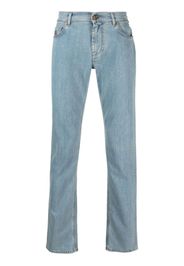 Corneliani mid-rise straight-leg jeans - Blau