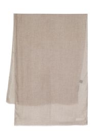 Corneliani Schal mit Logo-Print - Nude
