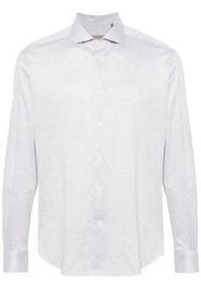 Corneliani Hemd aus Pikee - Grau