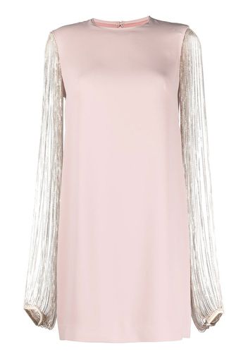 Costarellos Valencia crystal-embellished shift dress - Rosa