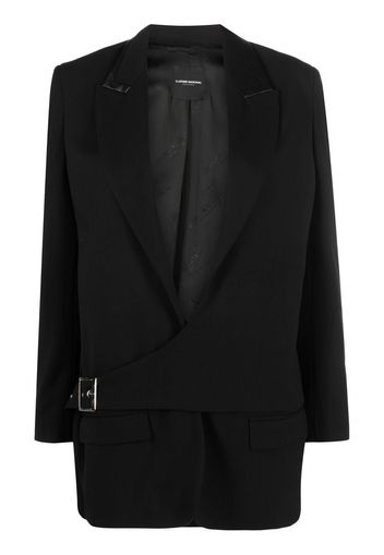 costume national contemporary belted tailored blazer dress - Schwarz