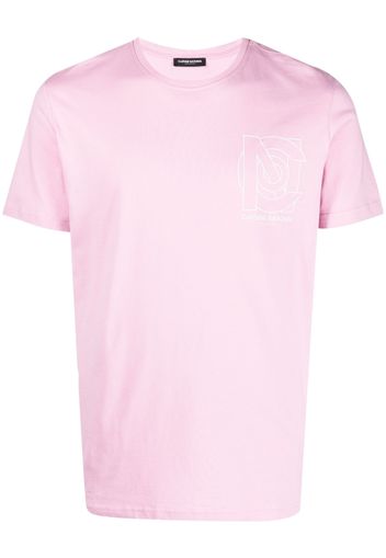 costume national contemporary logo-print cotton T-shirt - Rosa