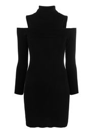 costume national contemporary cut-out knitted mini dress - Schwarz