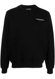 costume national contemporary logo-print cotton sweatshirt - Schwarz