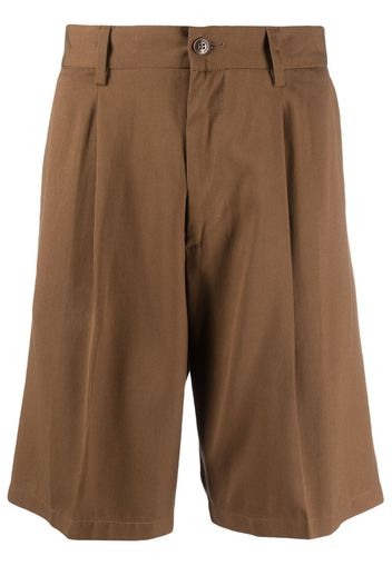 Costumein pleated lyocell tailored shorts - Braun