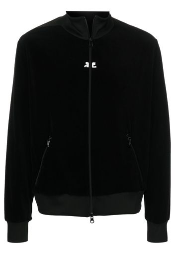 Courrèges velvet sport jacket - Schwarz