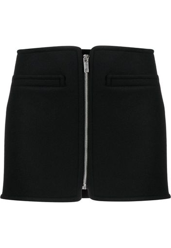 Courrèges zip-fastening Swallow skirt - Schwarz