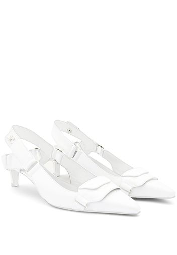 Courrèges Racer Pumps - 0001 heritage white