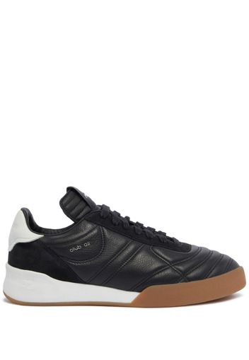 Courrèges Club 02 leather sneakers - Schwarz