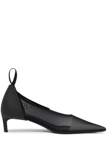 Courrèges Diving 35mm mesh pumps - Schwarz