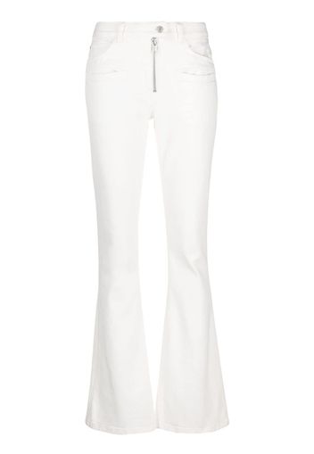 Courrèges low-rise bootcut jeans - Weiß