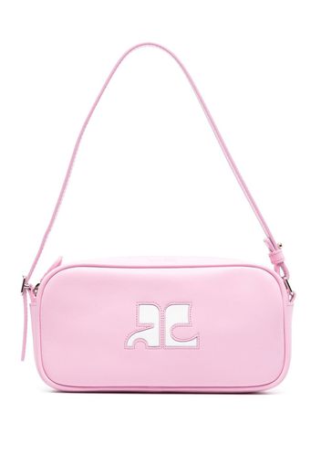 Courrèges Reedition leather baguette bag - Rosa