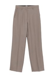 Covert pressed-crease trousers - Nude