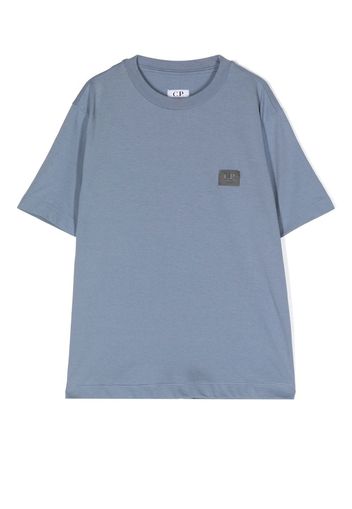 C.P. Company Kids T-Shirt mit Logo-Print - Blau