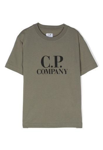 C.P. Company Kids graphic-print cotton T-shirt - Grün