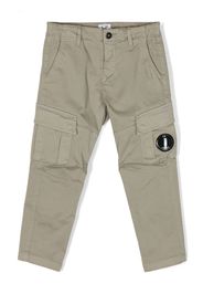 C.P. Company Kids Lens-detail cargo trousers - Grün