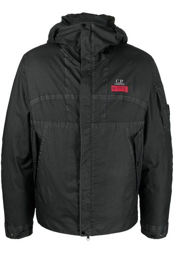 C.P. Company zip-up padded jacket - Schwarz