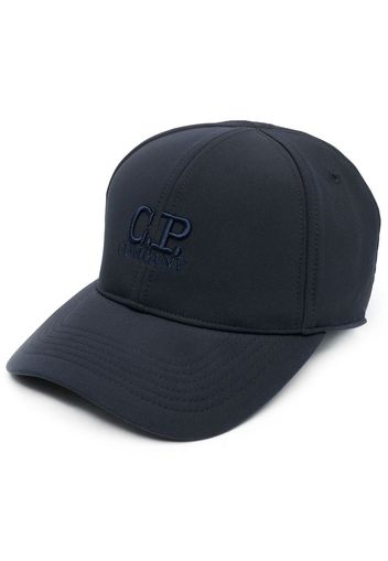 C.P. Company logo-embroidered cap - Blau