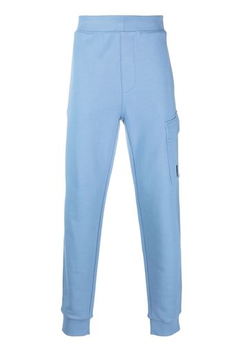 C.P. Company Lens-patch track pants - Blau