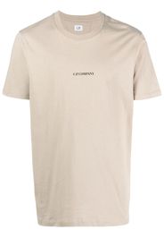 C.P. Company logo print cotton t-shirt - Braun