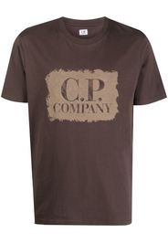 C.P. Company logo-print cotton T-shirt - Braun