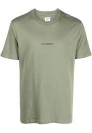 C.P. Company logo print cotton T-shirt - Grün