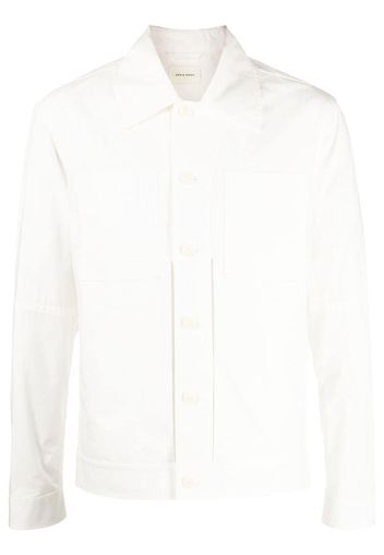 Craig Green long-sleeve button-up shirt jacket - Weiß