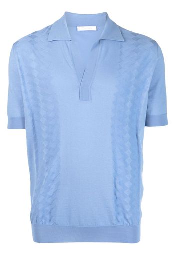 Cruciani Klassisches Poloshirt - Blau