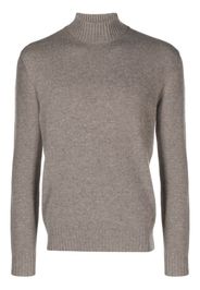 Cruciani Pullover mit Stehkragen - Braun