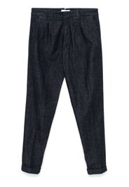 Cruna pleat-detail jeans - Blau