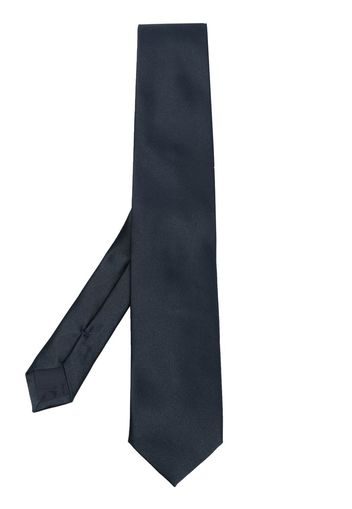 D4.0 silk tie - Blau