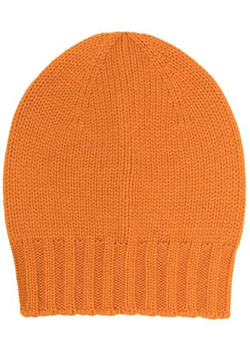 D4.0 chunky ribbed-knit beanie - Orange