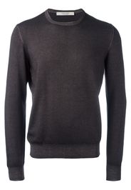 D4.0 Pullover mit Rundhalsausschnitt - Braun