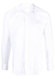 D4.0 long-sleeve cotton shirt - Weiß