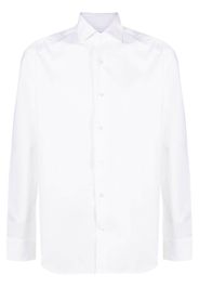 D4.0 long-sleeve cotton shirt - Weiß