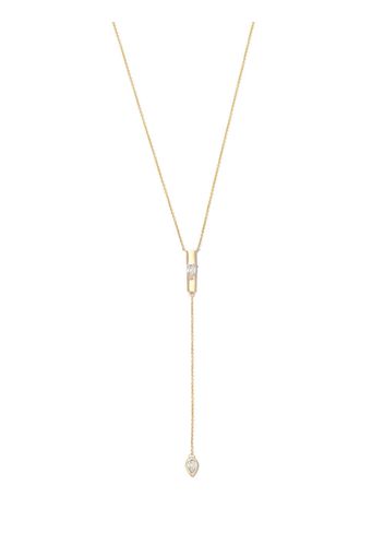 Dana Rebecca Designs 14kt yellow gold Taylor Elaine Pear diamond necklace - Gelb