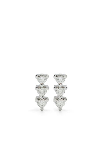 Dana Rebecca Designs 14kt white gold Vivian Lily diamond stud earrings - Silber