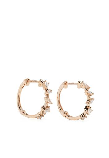 Dana Rebecca Designs 14kt rose gold Alexa Jordyn diamond hoop earrings