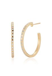 Dana Rebecca Designs 14kt Gelbgoldcreolen mit Diamanten